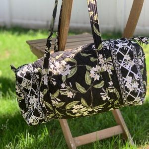Vera Bradley Small Travel Duffle Bag - Retired Jasmine Pattern